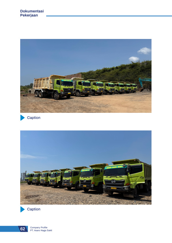 Armada dump truck PT Asaro Naga Sakti